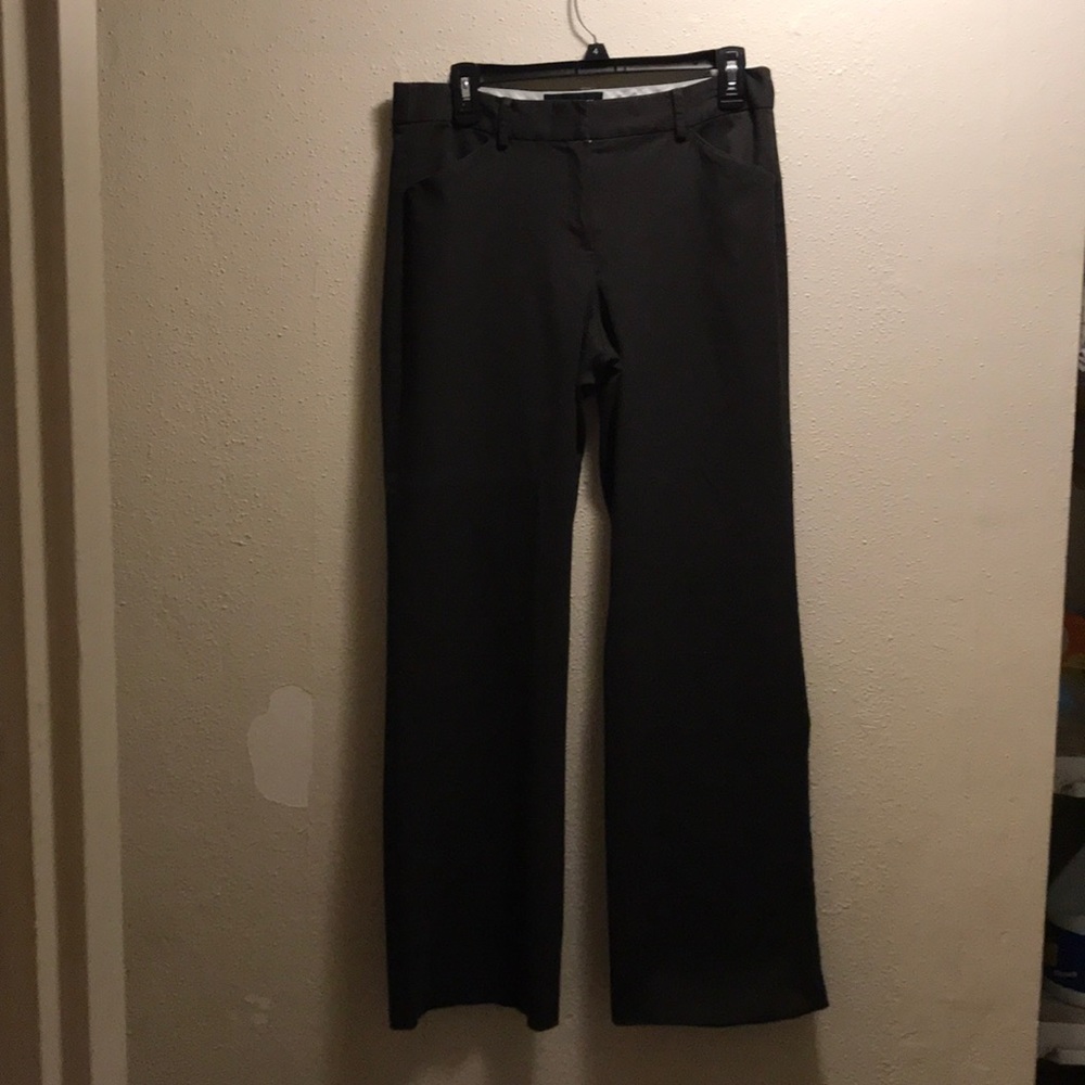 Slacks with wide leg